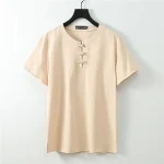 Men's Shirt Summer Shirt Beach Shirt Black White Blue Short Sleeve Plain Collar Summer Casual Daily Clothing Apparel