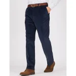 Men's Dress Pants Corduroy Pants Trousers Suit Pants Pocket Straight Leg Plain Comfort Breathable Outdoor Daily Going out Fashion Casual Black Army Green